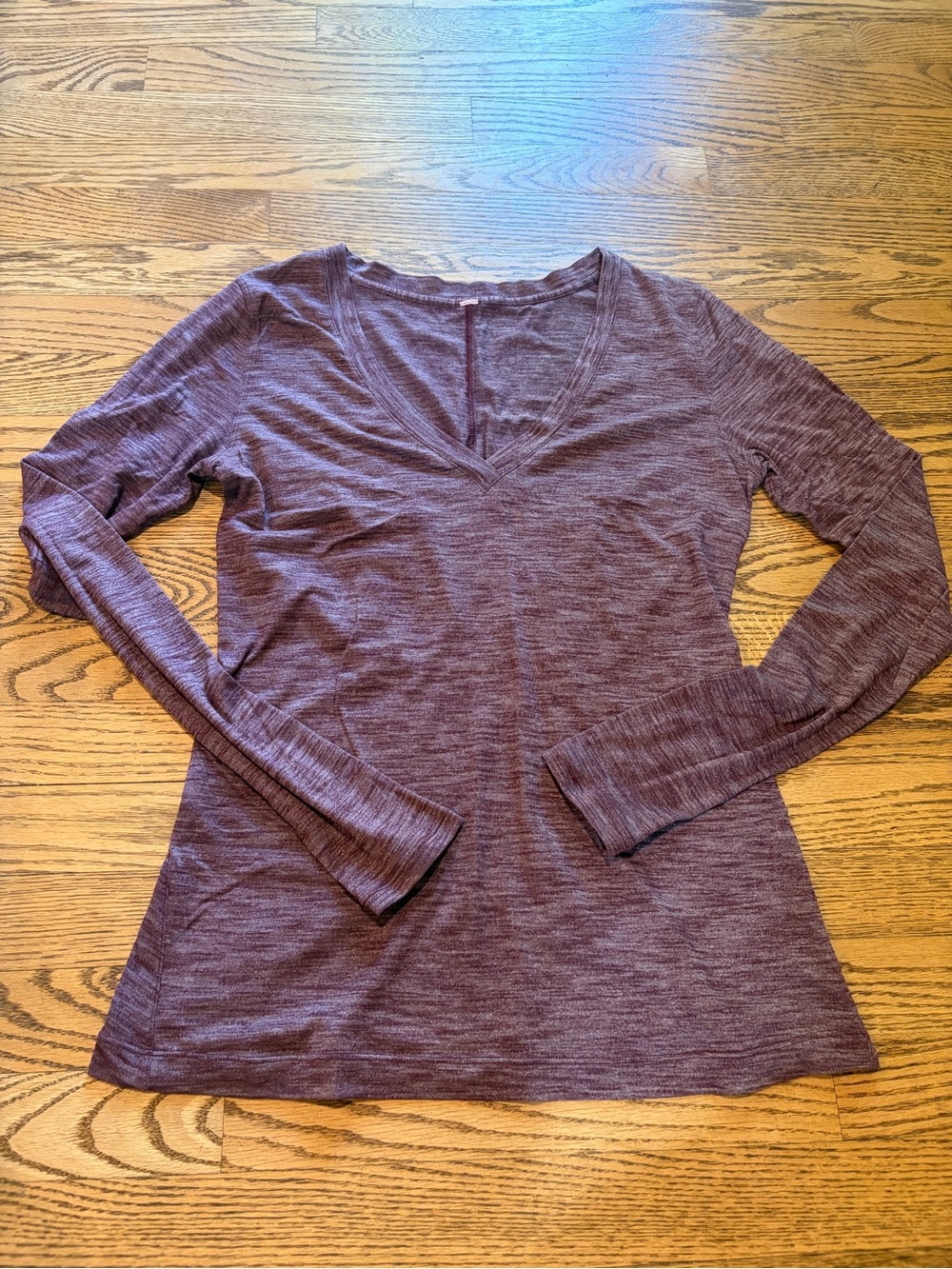 Lululemon Longsleeve Top Space Dye Purple